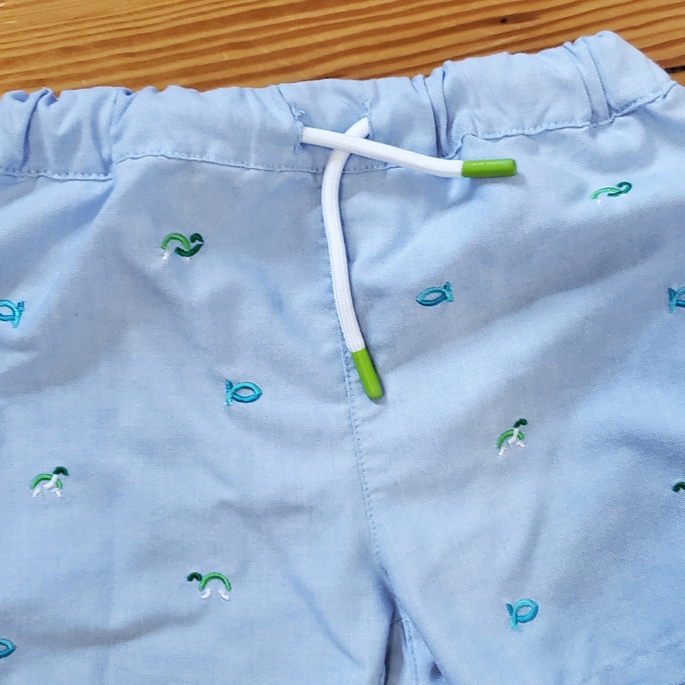 Jacadi embroidered swim trunks 24 months